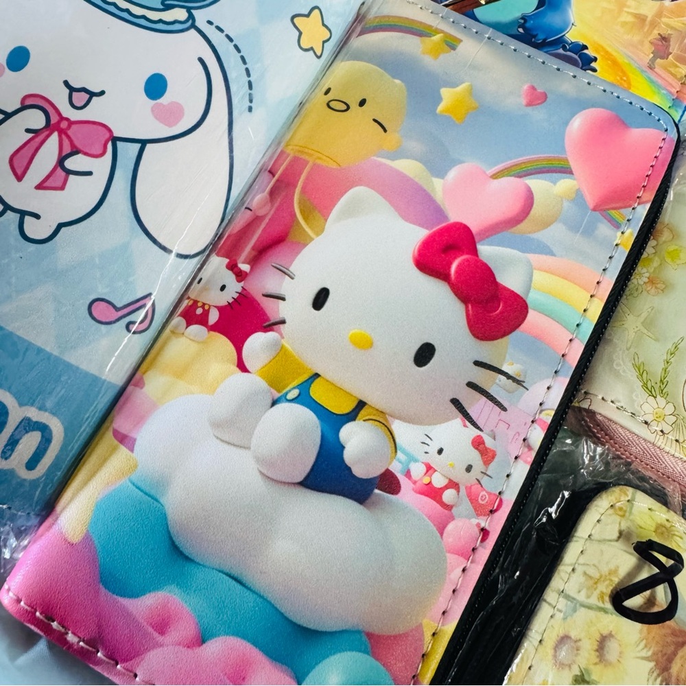 Hello Kitty Wallet - Pink and Blue
